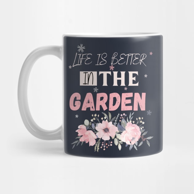 Flowers lover design gift for her who love floral design by Maroon55